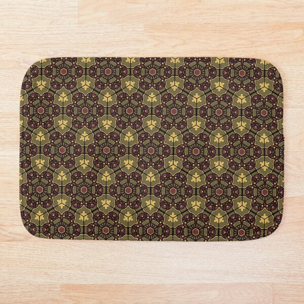 Item preview, Yellow and Red Hexagon 2 Abstract Pattern designed and sold by Zuriezuart.