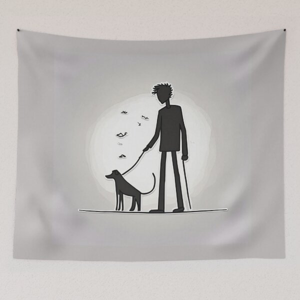 Item preview, Walking the dog designed and sold by Planetporridge.