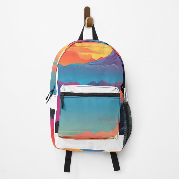 Item preview, majestic mountain landscape with a lone guitarist designed and sold by design-store77.