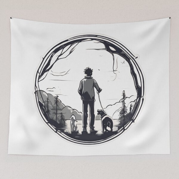 Item preview, Dog Walkers designed and sold by Planetporridge.