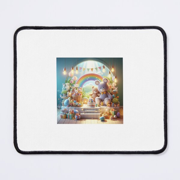 Item preview, Happy Easter With Cute Teddies designed and sold by JoyPhotoArt.