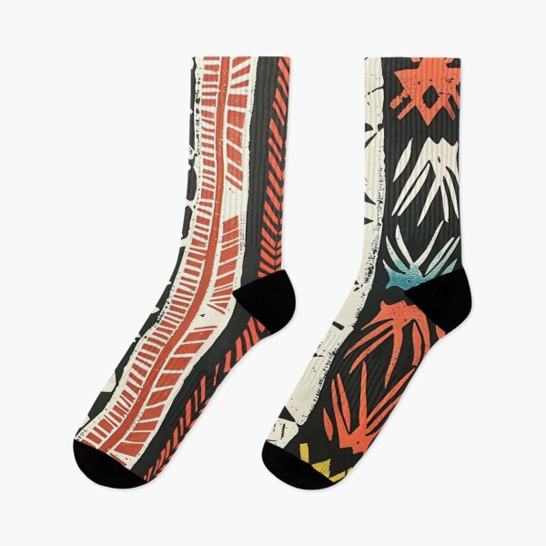 Item preview, Old Polynesian Tribal Tropical Abstract Pattern designed and sold by GrinGalore.