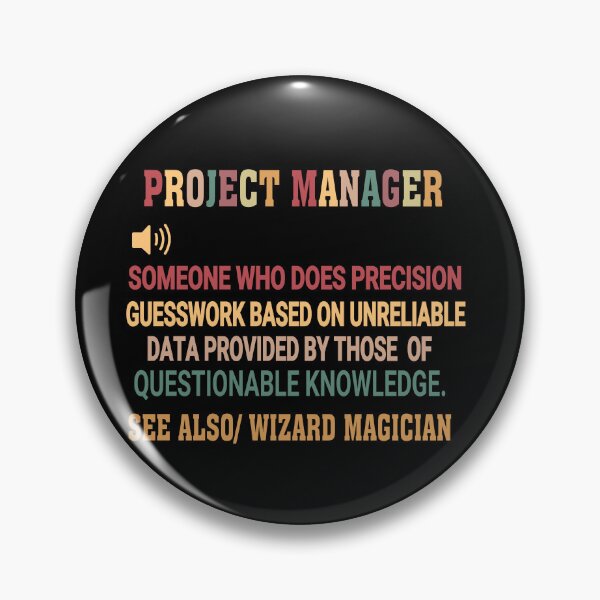 Item preview, Project Manager Funny Definition designed and sold by Empiredesigner3.