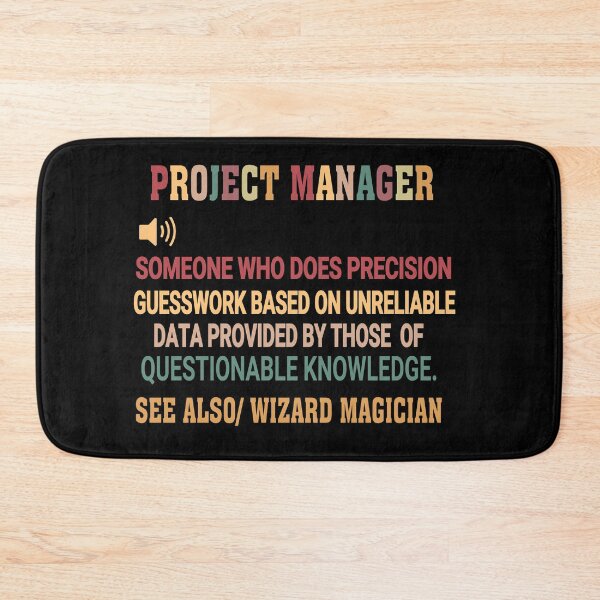 Item preview, Project Manager Funny Definition designed and sold by Empiredesigner3.
