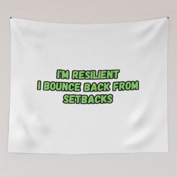 Item preview, I Am Resilient.. I Bounce Back From Setbacks - Will Power designed and sold by CapriCreatives.