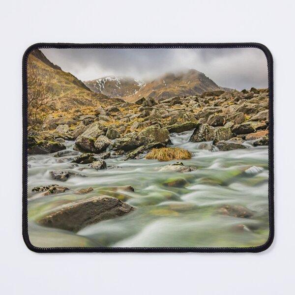 Item preview, Winter River Rapids Snowdonia designed and sold by AJEvans.