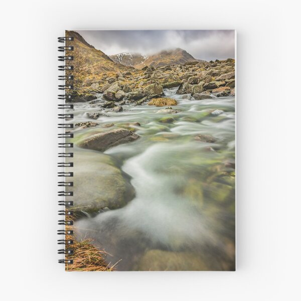 Item preview, Winter River Rapids Snowdonia designed and sold by AJEvans.