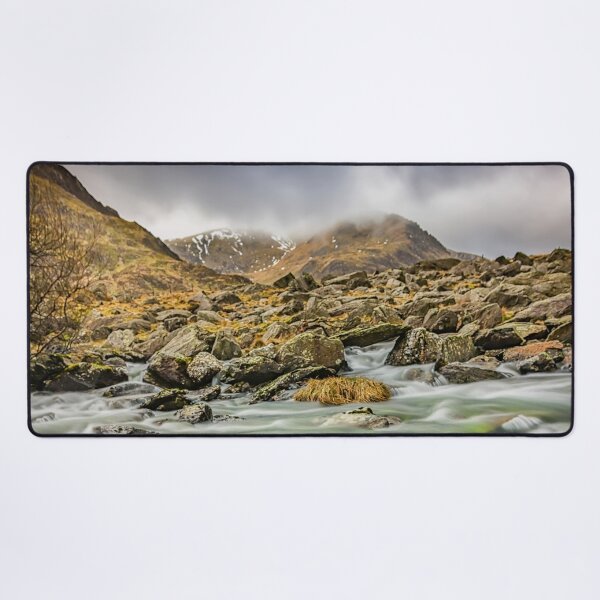 Item preview, Winter River Rapids Snowdonia designed and sold by AJEvans.