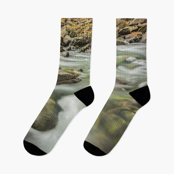 Item preview, Winter River Rapids Snowdonia designed and sold by AJEvans.