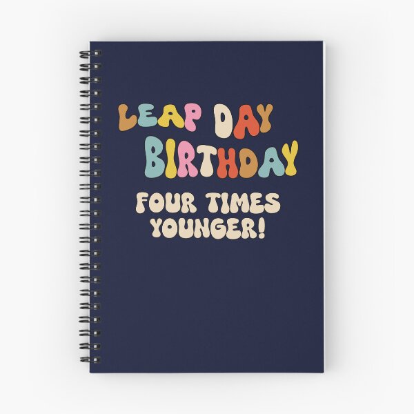 Item preview, Leap day birthday – four times younger, groovy style designed and sold by FABulousStudio.
