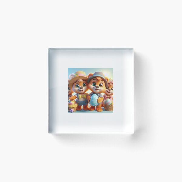Item preview, Happy Easter With Cute Cubs designed and sold by JoyPhotoArt.