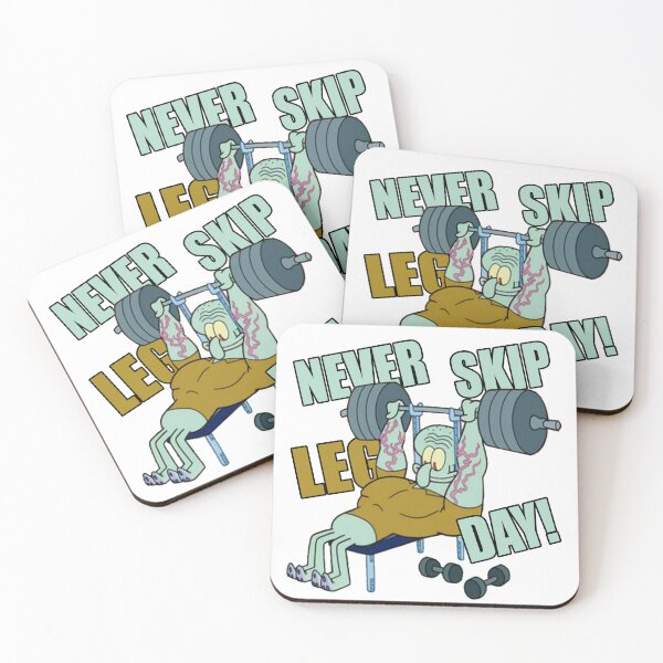 Item preview, Never Skip Leg Day Squidward  designed and sold by PECAdigital.