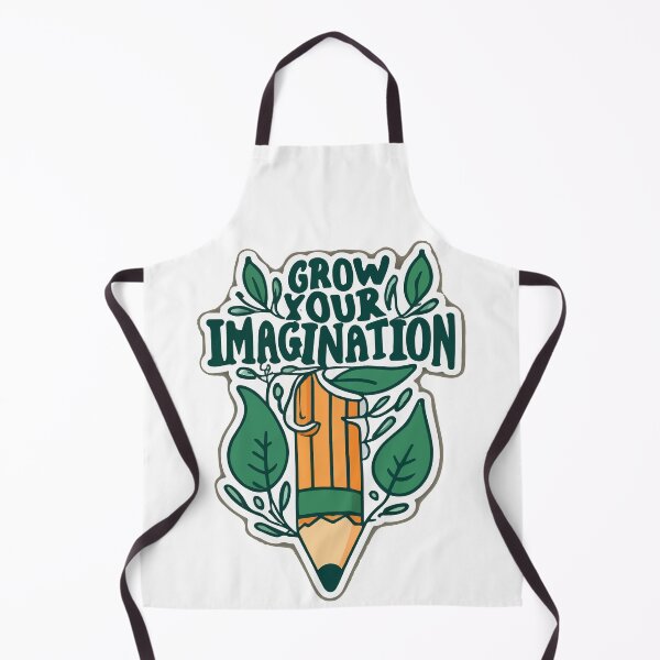Item preview, Grow Your Imagination Pencil and Leaves Design designed and sold by NiftyWrx.