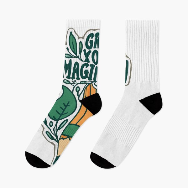 Item preview, Grow Your Imagination Pencil and Leaves Design designed and sold by NiftyWrx.