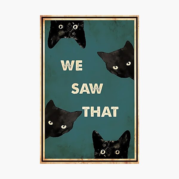 Item preview, vintage black cat we saw that  designed and sold by upflame.