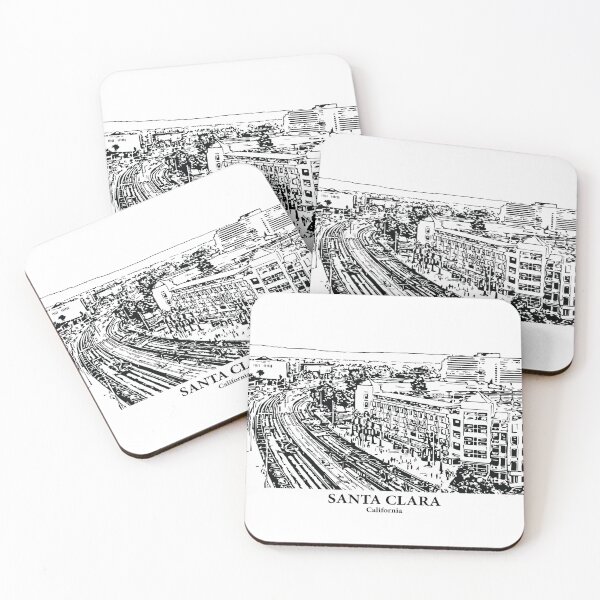 Item preview, Santa Clara - California designed and sold by Lakeric Cityscapes.