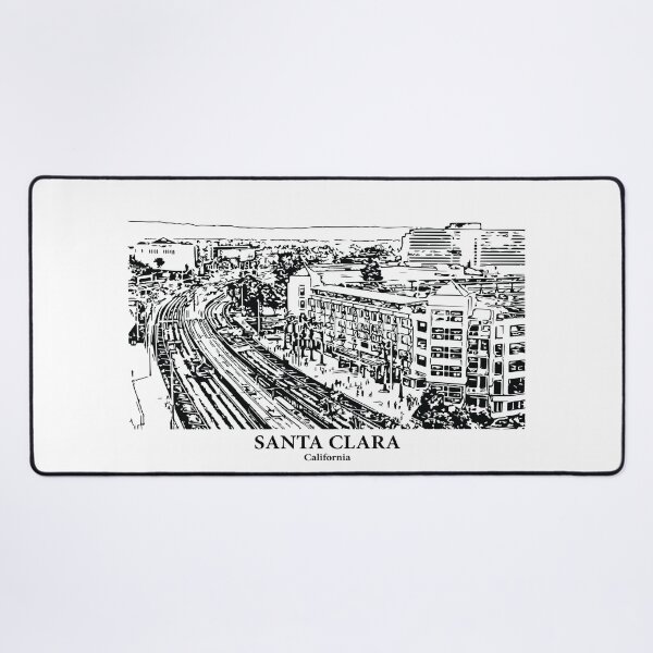 Item preview, Santa Clara - California designed and sold by Lakeric Cityscapes.
