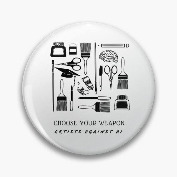 Item preview, Artists Against AI  designed and sold by Blackbird76.