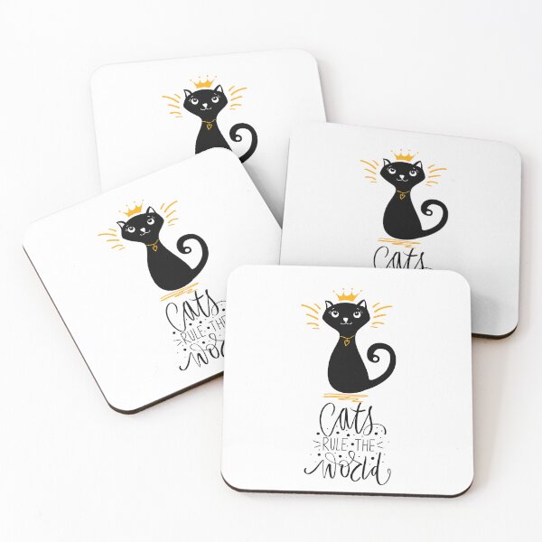 Item preview, cats rule the world  designed and sold by Eclatea store.