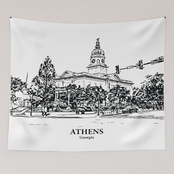Item preview, Athens - Georgia designed and sold by Lakeric Cityscapes.