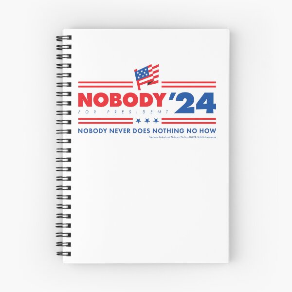 Item preview, How About Nobody for President of the United States 2024 designed and sold by markmm9.