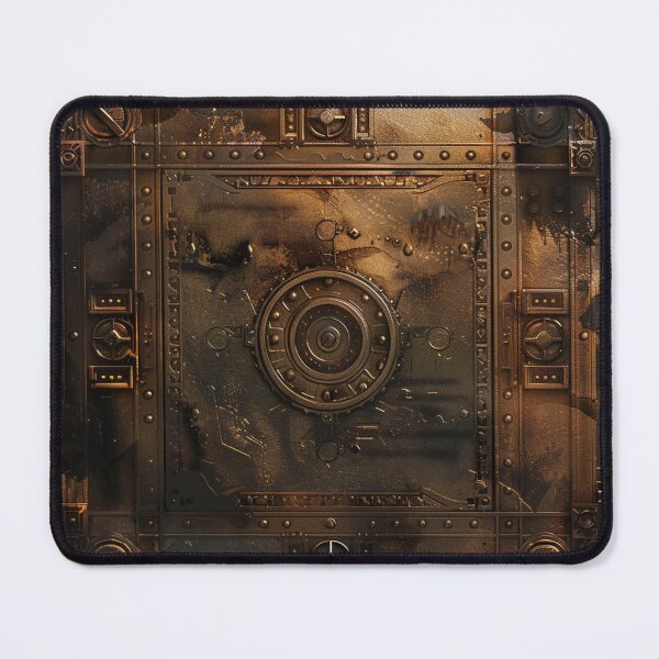 Item preview, Steampunk Cog Pattern Grungy Bronze Metal designed and sold by GrinGalore.