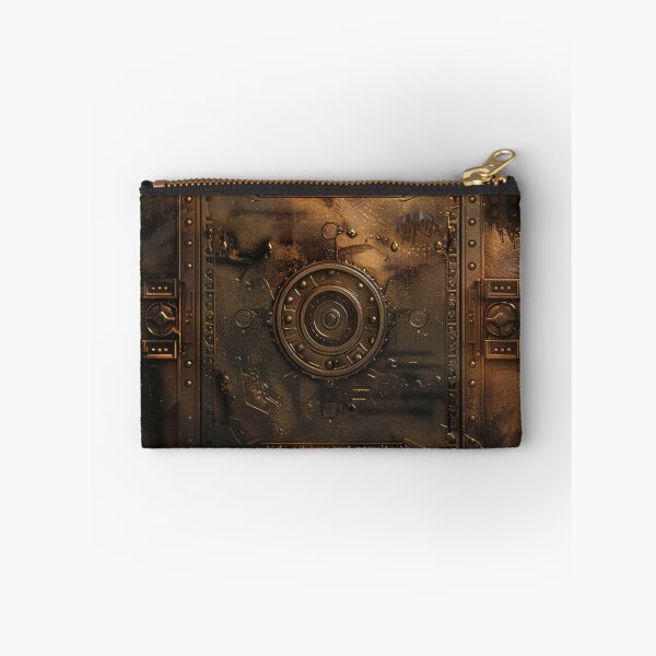 Item preview, Steampunk Cog Pattern Grungy Bronze Metal designed and sold by GrinGalore.