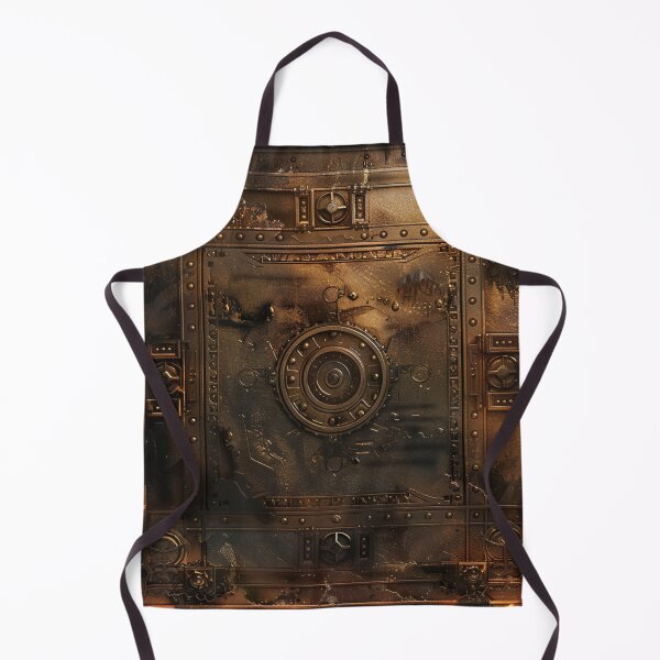 Item preview, Steampunk Cog Pattern Grungy Bronze Metal designed and sold by GrinGalore.