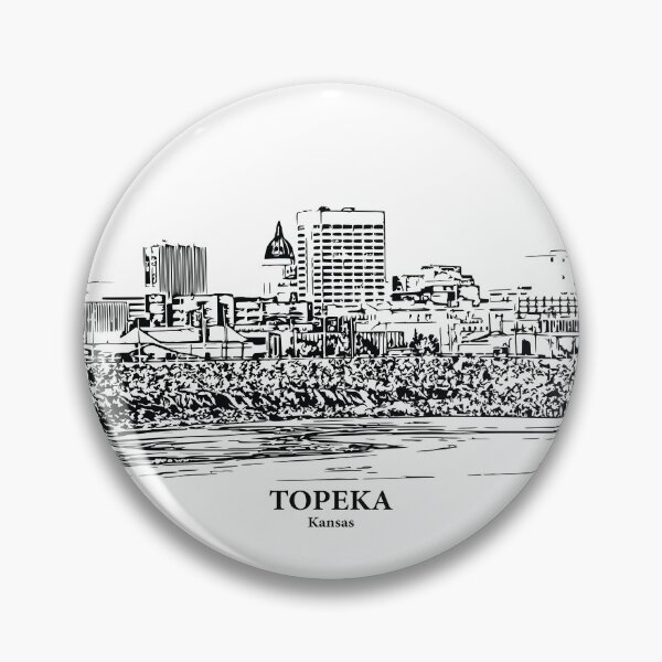 Artikelvorschau, Topeka – Kansas entworfen und verkauft von Lakeric Cityscapes.