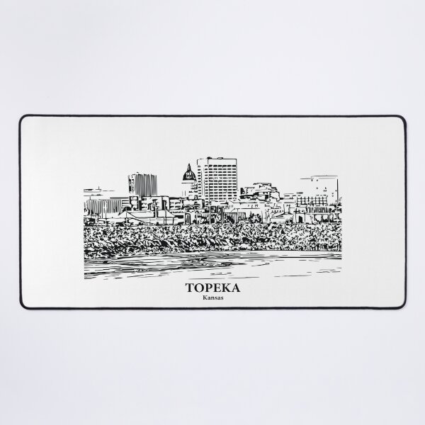 Item preview, Topeka - Kansas designed and sold by Lakeric Cityscapes.