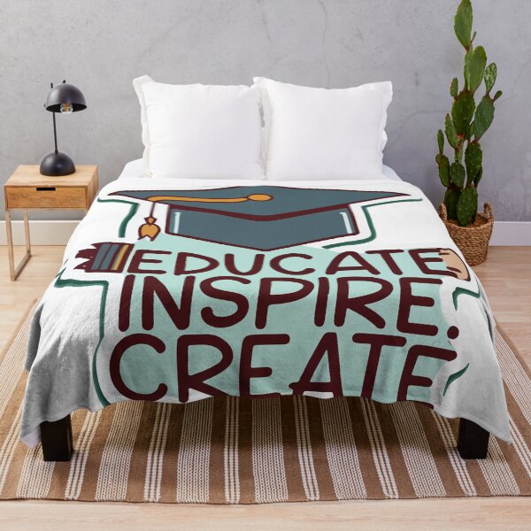 Item preview, Educate Inspire Create Art Teacher Graduation Design designed and sold by NiftyWrx.