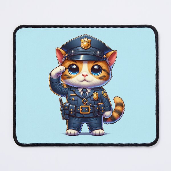 Item preview, The Police Kitten designed and sold by Alphaproject.