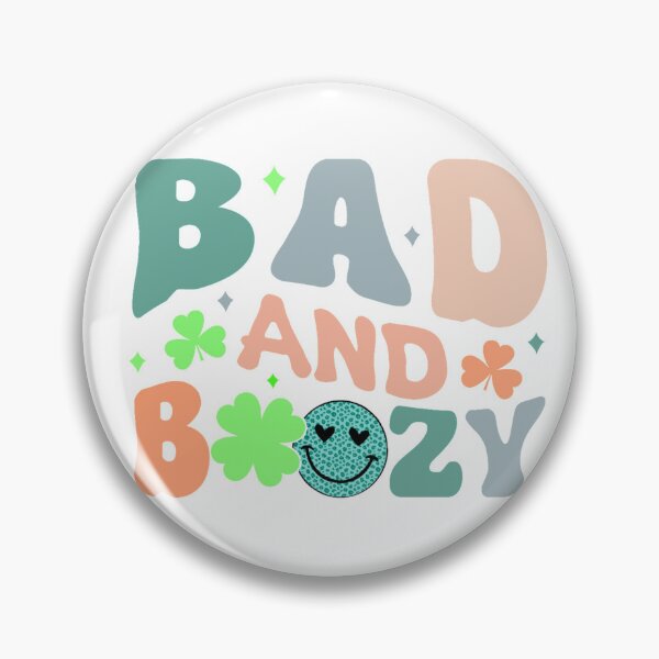 Item preview, Bad And Boozy,Lucky Shamrock,St Patricks Day designed and sold by BotunPeony.