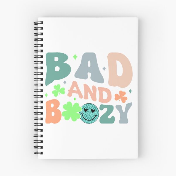 Item preview, Bad And Boozy,Lucky Shamrock,St Patricks Day designed and sold by BotunPeony.