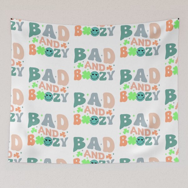 Item preview, Bad And Boozy,Lucky Shamrock,St Patricks Day designed and sold by BotunPeony.
