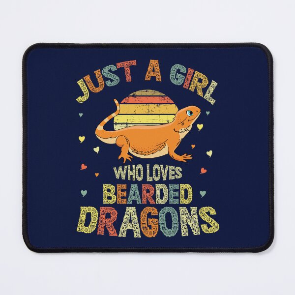 Item preview, Just A Girl Who Loves Bearded Dragons designed and sold by ArtMeetsPizza.