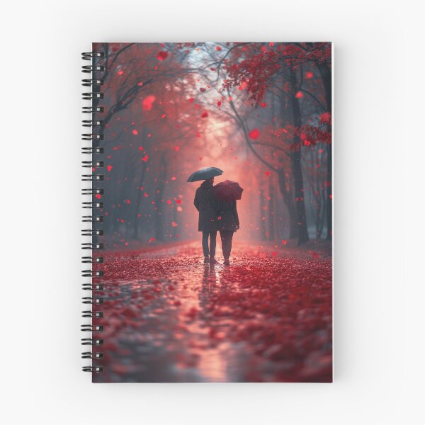 Item preview, A romantic stroll under falling red leaves. designed and sold by FireScreen.