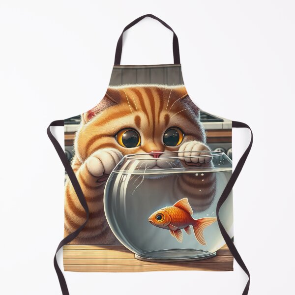 Item preview, Fishbowl Fascination: Feline Meets Fin designed and sold by Felix Tanner.
