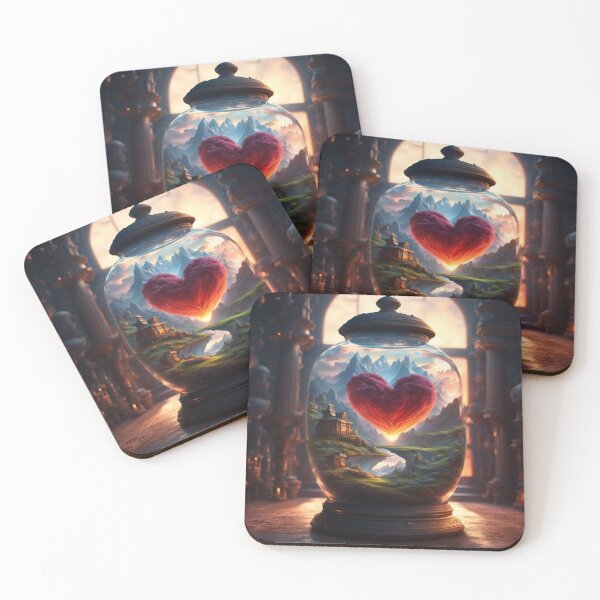 Item preview, Heart in a Jar - Containing Love designed and sold by BeeTheArtCo.