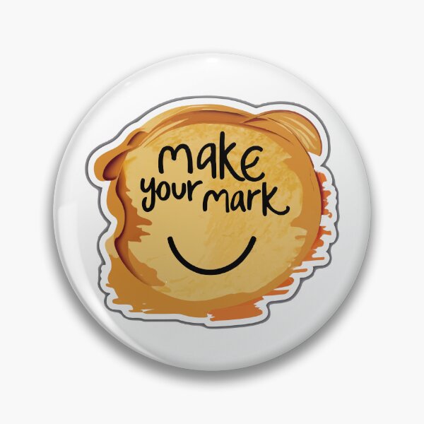 Item preview, Make Your Mark - Playful Finger Painting Happy Face designed and sold by NiftyWrx.