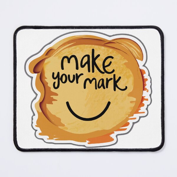 Item preview, Make Your Mark - Playful Finger Painting Happy Face designed and sold by NiftyWrx.