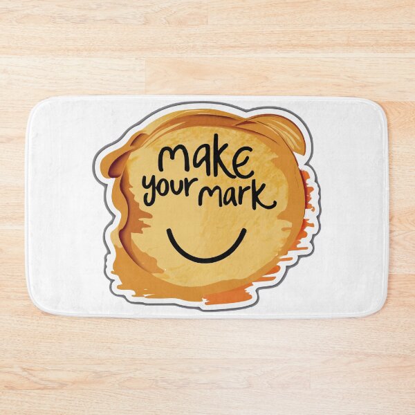 Item preview, Make Your Mark - Playful Finger Painting Happy Face designed and sold by NiftyWrx.