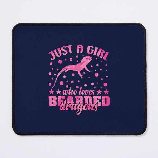 Item preview, Just A Girl Who Loves Bearded Dragons Pink designed and sold by ArtMeetsPizza.