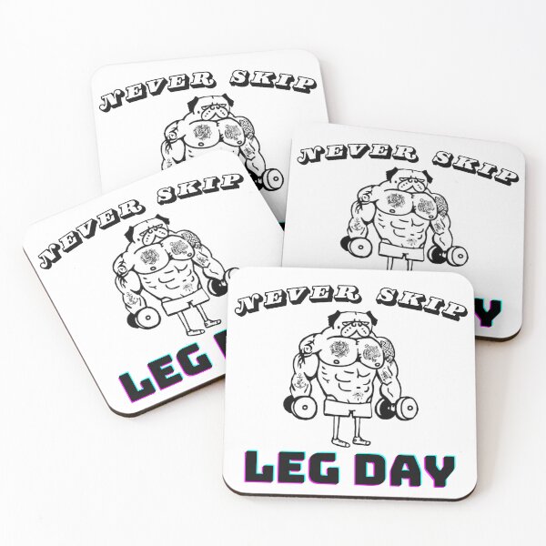 Item preview, Never Skip Leg Day Tattooed Dog designed and sold by nal-projects.