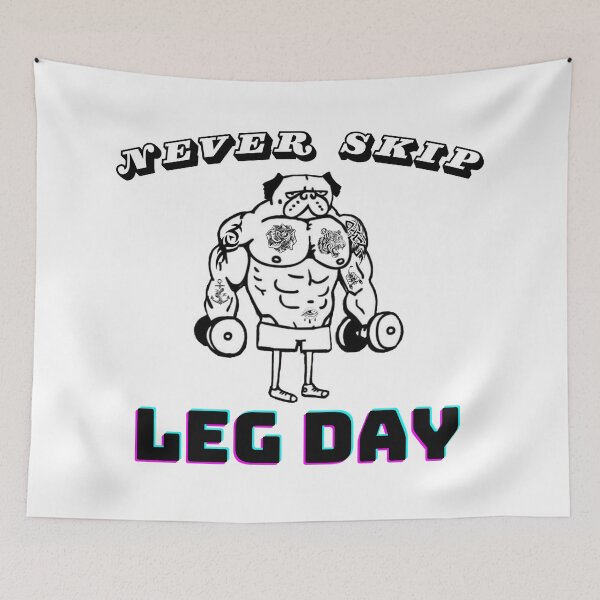 Item preview, Never Skip Leg Day Tattooed Dog designed and sold by nal-projects.