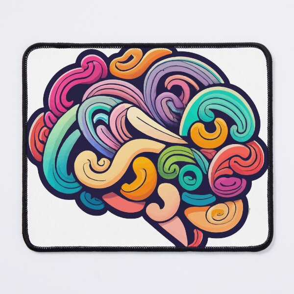 Item preview, Artistic Brain Creativity Abstract Design designed and sold by NiftyWrx.