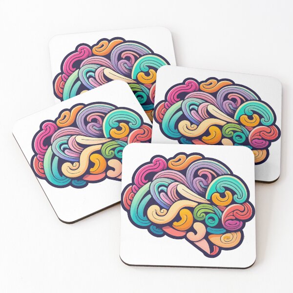Item preview, Artistic Brain Creativity Abstract Design designed and sold by NiftyWrx.