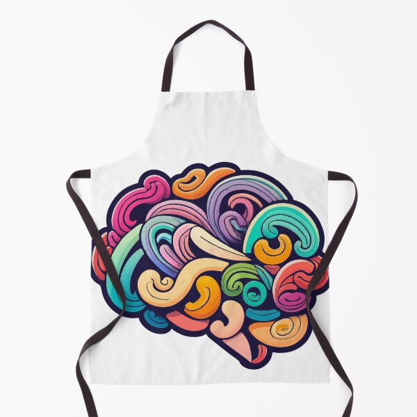 Item preview, Artistic Brain Creativity Abstract Design designed and sold by NiftyWrx.