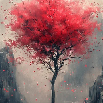 Artwork thumbnail, Red Tree Reflection by FireScreen