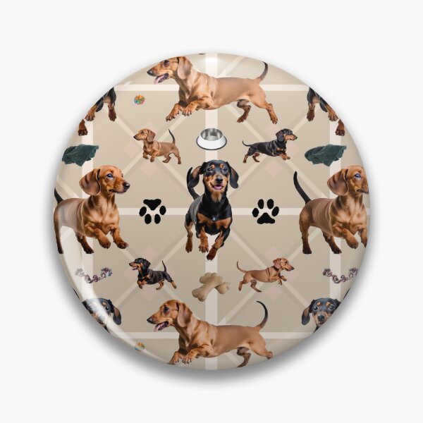 Item preview, Dachshund group Seamless Pattern design designed and sold by Petalandfur.